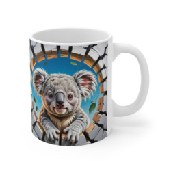 Mug Koala Mignon 3D – Tasse Animaux Forêt Cartoon Bébé 325ml Idée Cadeau