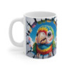 Mug Perroquet Coloré 3D – Tasse Mur Cassé Oiseau Tropical 325ml