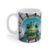Mug Bébé Tortue 3D Tasse Tortue Mignonne Cartoon Animal Marin Mur Cassé Cadeau Original 325ml