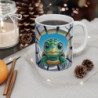 Mug Bébé Tortue 3D Tasse Tortue Mignonne Cartoon Animal Marin Mur Cassé Cadeau Original 325ml