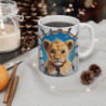 Mug Bébé Lion 3D – Tasse Lionceau Cartoon Mignon Effet Mur Cassé Cadeau Original Jungle Safari 325ml