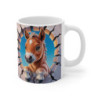 Mug Poulain Mignon 3D  Tasse Bébé Cheval Cartoon Effet Mur Cassé Cadeau Équestre Original 325