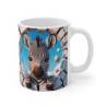 Mug Bébé Zèbre 3D Tasse Animaux Mignons  325ml Effet Mur Cassé Cadeau Original Safari pour enfant et adulte