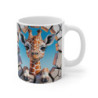 Mug Bébé Girafe 3D Tasse Animaux Mignons Effet Trompe-l’œil Idée Cadeau Original Jungle et Safari 325ml