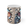 Mug Bébé Éléphant 3D Tasse Effet Trompe-l’œil Mur Éclaté Céramique Originale Jungle & Savane