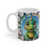 Tasse Bébé Dinosaure 3D Mug Dino  Effet Mur Cassé Cadeau Rigolo pour Enfant ou Fan de Préhistoire