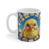 Tasse Bébé Poussin 3D Mug Mignon Effet Mur Cassé Cadeau Original pour Enfants et Fans d’Animaux