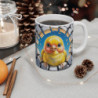 Tasse Bébé Poussin 3D Mug Mignon Effet Mur Cassé Cadeau Original pour Enfants et Fans d’Animaux