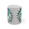 Tasse Alien 3D  Mug Extraterrestre Marrant Effet Mur Cassé Cadeau Original pour Fans de Science-Fiction et Geek