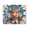 Tapis souris vache drôle 22x18 cm antidérapant 2mm