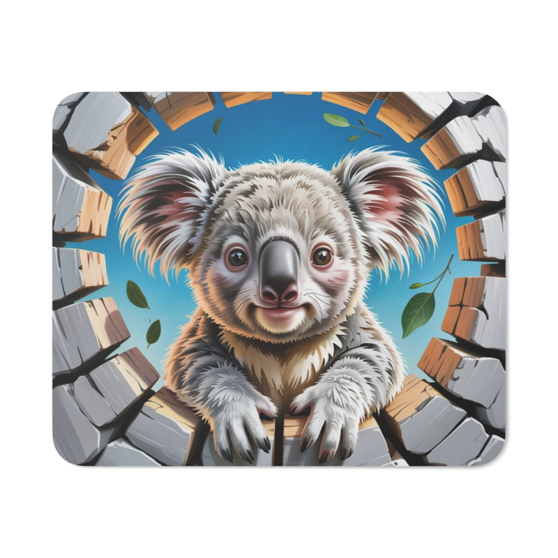 Tapis souris koala mignon 22x18 cm antidérapant 2mm
