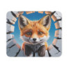 Tapis souris renard mignon 22x18 cm antidérapant 2mm