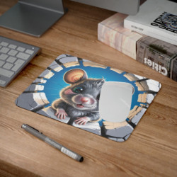 Tapis souris souris mignonne 22x18 cm antidérapant 2mm Idée cadeau