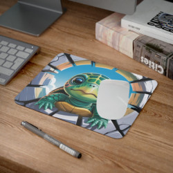 Tapis souris tortue mignonne 22x18 cm antidérapant 2mm