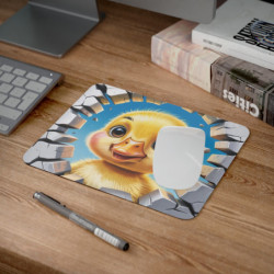 Tapis souris caneton mignon 22x18 cm antidérapant 2mm Idée cadeau