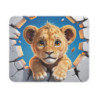 Tapis souris lionceau mignon 22x18 cm antidérapant 2mm Idée cadeau