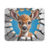 Tapis souris faon mignon 22x18 cm antidérapant 2mm idée cadeau
