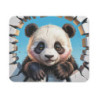 Tapis souris panda mignon 22x18 cm antidérapant 2mm idée cadeau gamer