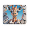 Tapis souris girafe mignonne 22x18 cm antidérapant 2mm Idée cadeau gamer
