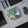 Tapis de souris serpent 22x18 cm Surface lisse & base antidérapante Design original et fun pour bureau ou gaming