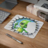 Tapis de souris extraterrestre vert 22x18 cm Alien cartoon effet 3D  Surface lisse et base antidérapante