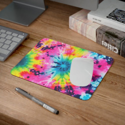 Tapis de Souris Tie-Dye Multicolore  Surface Lisse Haute Précision Base Antidérapante Accessoire Original pour Bureau & Gaming