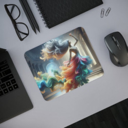 Tapis de Souris Art Fantastique  Danseuse Base Antidérapante  Accessoire Élégant et Inspirant