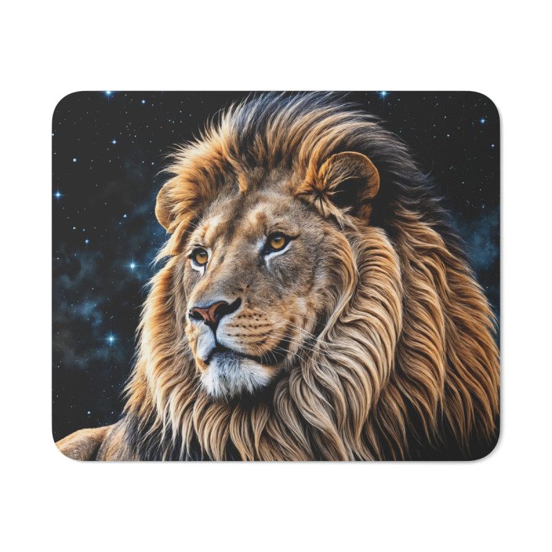 Tapis de Souris Lion Majestueux Roi de la Savane  Base Antidérapante Accessoire Puissant et Élégant