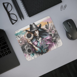 Tapis de Souris Cowgirl Style Bohème et Western Design Original Vintage  Idée cadeau pour Femme du Sud