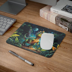 Tapis de Souris Bébé Dinosaure Jungle Nocturne Design Enfant Dino Mignon et Coloré