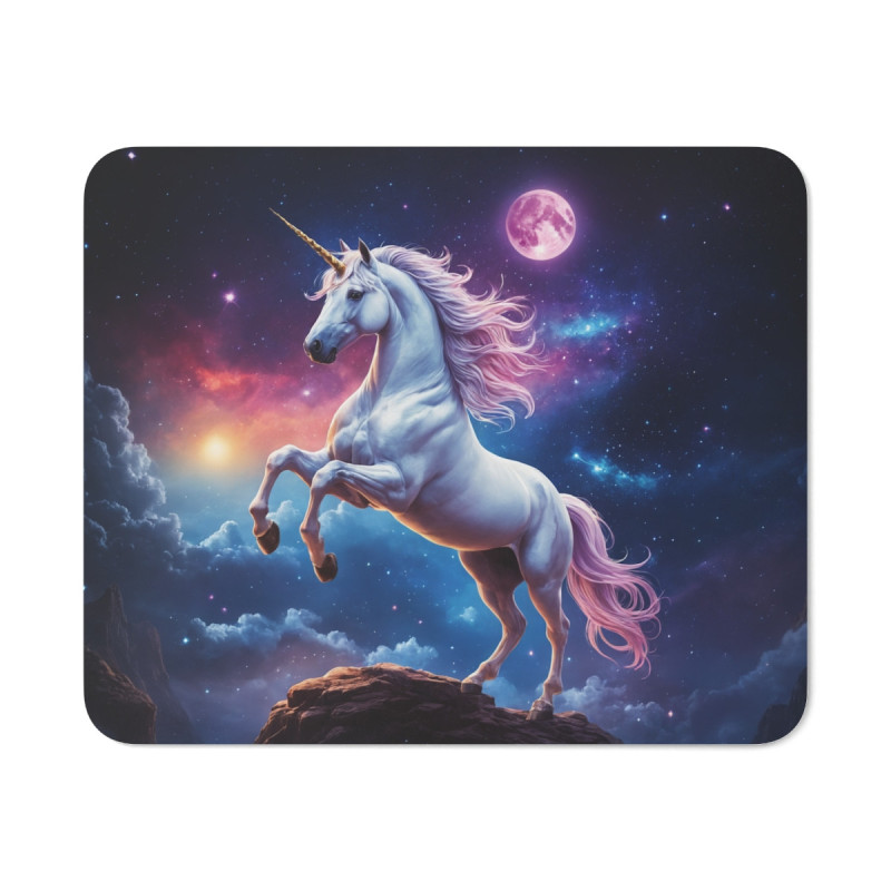 Tapis de Souris Licorne Galactique  Licorne Magique sur Fond Cosmos Étoilé Idée cadeau