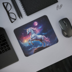 Tapis de Souris Licorne Galactique  Licorne Magique sur Fond Cosmos Étoilé Idée cadeau
