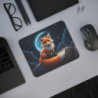 Tapis de Souris Renard Mystique  Renard Roux Sous la Lune Étoilée Idée cadeau Animal
