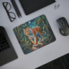 Tapis de Souris Tigre dans la Jungle  Illustration Artistique Nocturne Design Puissant & Élégant  Accessoire Déco ou Bureau