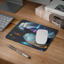 Tapis de Souris portail Galactique Futuriste avec Vaisseau Spatial  Univers Fantastique pour Bureau ou Gaming