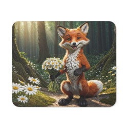 Tapis de Souris Renard avec...