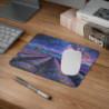 Tapis de Souris Champ de Lavande Galactique Paysage Nocturne Étoilé Tapis Gaming et Bureau  Design Relaxant Antidérapant