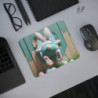 Tapis de Souris Lapin de Pâques Marrant  Humour & Printemps Tapis Bureau ou Gaming pour enfant et adulte