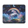 Tapis de Souris Licorne Féérique  Arc-en-ciel, Étoiles et Lune  Bureau ou Gaming Cadeau Enfant ou Fan de Fantasy