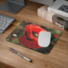 Tapis de Souris Coquelicot Rouge Fleur Sauvage  Ambiance Champêtre et Naturelle Accessoire Bureau Élégant et Floral