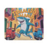 Tapis de Souris Requin Marrant “Tralalero Tralaala” – Requin Bleu qui Danse en Ville