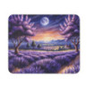 Tapis de Souris Champ de Lavande au Clair de Lune – Paysage Nocturne Poétique & Relaxant