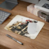 Tapis de Souris Motocross Extrême Pilote en Action sur Moto Cross Design Sportif Dynamique