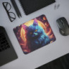 Tapis de Souris Chat Galactique – Illustration Féline Cosmique & Magique