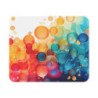 Tapis de Souris Bulles Abstraites  Design Multicolore Moderne Accessoire Gaming et Bureau