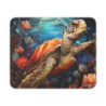 Tapis de Souris Tortue de Mer Design Océan Artistique & Corail Accessoire Bureau ou Gaming