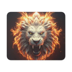 Tapis de Souris Lion en Feu...
