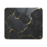 Tapis de Souris Marbre Noir et Or 22x18 cm – Design Élégant & Moderne