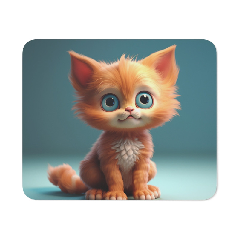 Tapis de Souris Chaton Mignon 22x18 cm – Design Adorable de Chat
