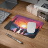 Tapis de souris 22x18 cm – Randonneurs au Coucher de Soleil